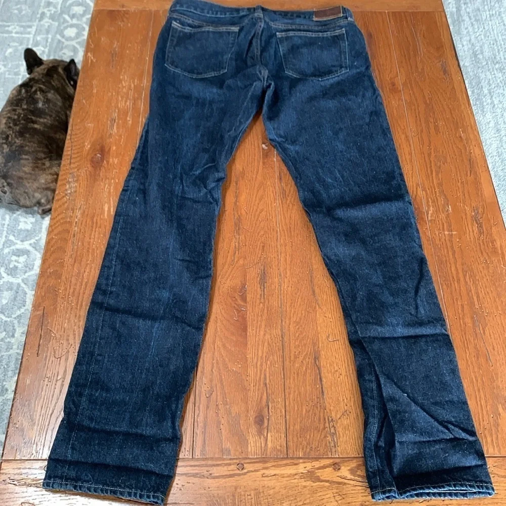 J. Crew Dark Wash 484 Denim Men’s Slim Fit Jeans Style 19135 EUC Size 32 x 34